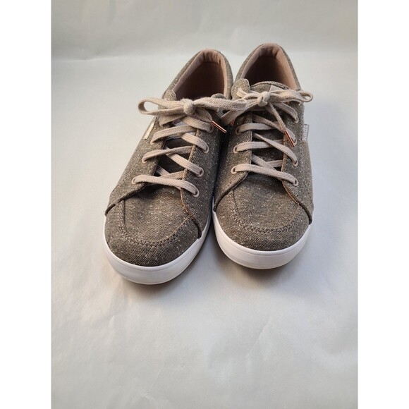 Keds Center II Sneakers 6.5 Walnut Cotton Slub Dream Foam Casual Lace-Up Shoe - Picture 1 of 7